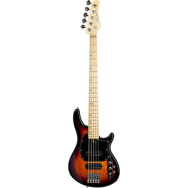 Schecter Guitar Research CV 5 Bass 5 String Electric Bass Guitar 3 Color Sunburst