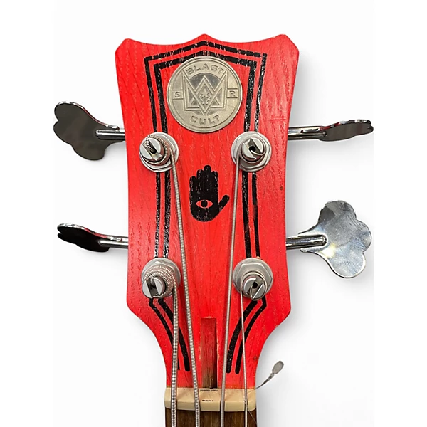 Used Blastcult MAGIC 13 Red Electric Bass Guitar