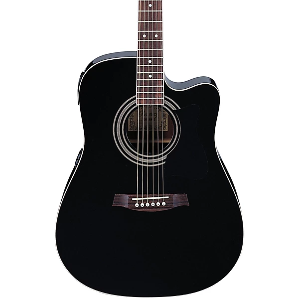 Ibanez V70CE Dreadnought Acoustic Electric Guitar Pack Black