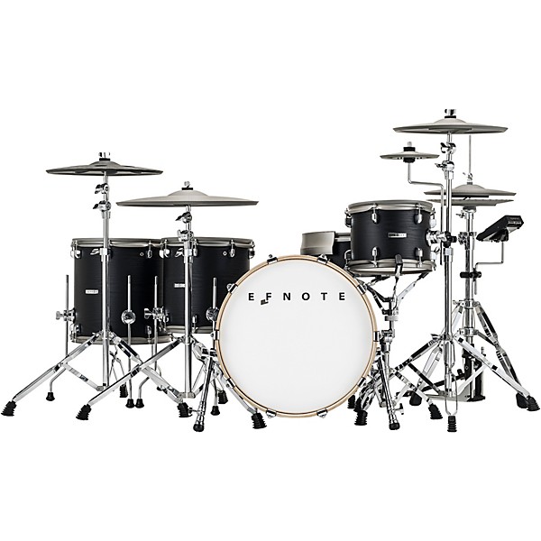 7X Acoustic Designed Electronic Drum Set Black Oak Wrap