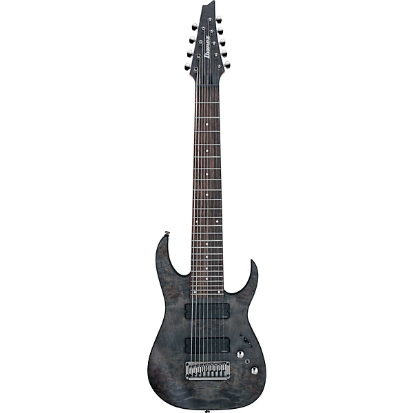 Ibanez RG9PB RG Axe Design Lab 9 String Electric Guitar Level 1 Transparent Gray Flat L98486004001000.gc