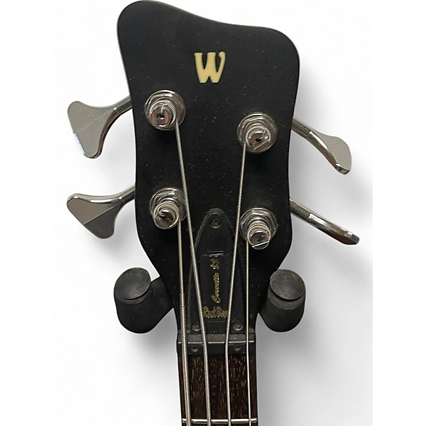 Ibanez Used Warwick Corvette 4 String Trans Red Electric Bass Guitar.gc