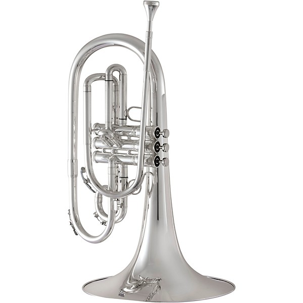 KMH611 Ultimate Series F Marching French Horn Silver plated