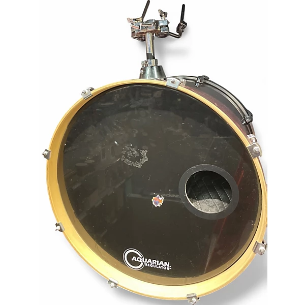 Ludwig Used Ludwig 5 Piece ELEMENT RED SPARKLE Drum Kit