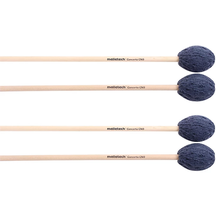 Concerto Marimba Mallets Set of 4 2 Matched Pairs Blue