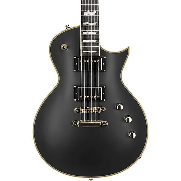 LTD EC 1000 Duncan Electric Guitar Black Satin