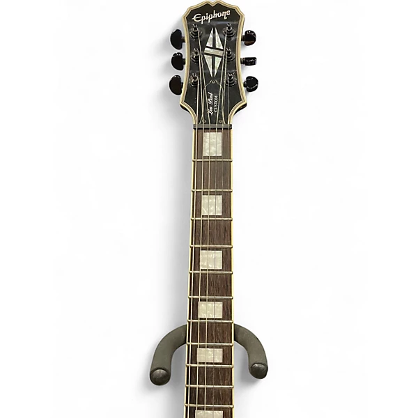 Used Epiphone Les Paul Custom Limited Edition Midnight Solid Body Electric Guitar