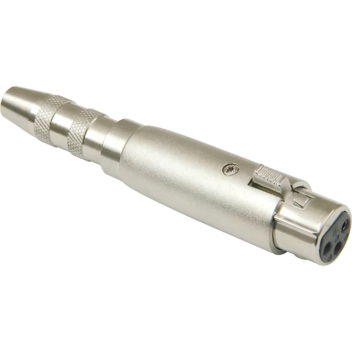 XLR Female to 1 4 Female Stereo Adapter Nickel