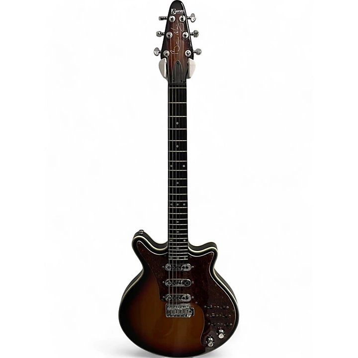 Used Burns Brian May Tobacco Sunburst Solid Body Electric Guitar