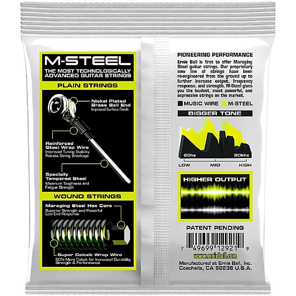 2921 M Steel Regular Slinky Electric Guitar Strings