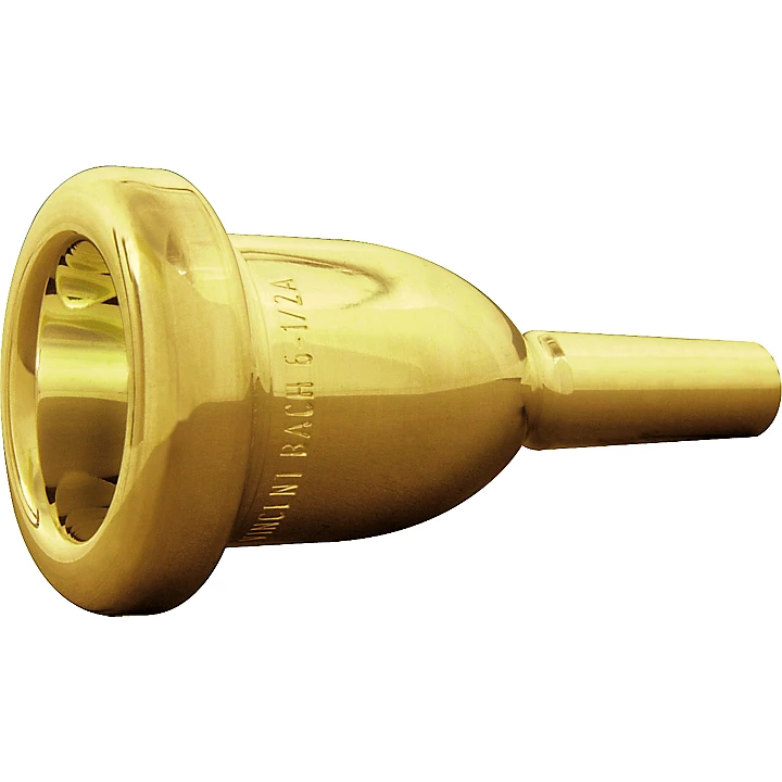 Standard Series Large Shank Trombone Mouthpiece in Gold 6 1 2A