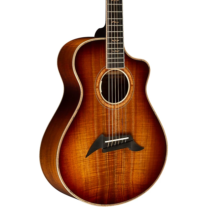 Legacy All Koa Limited Edition Cutaway Companion Acoustic Electric Guitar Shadowburst