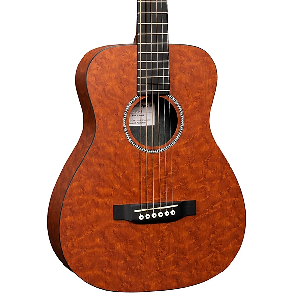 Special Birdseye HPL X Series LX Little Martin Acoustic Guitar Cognac