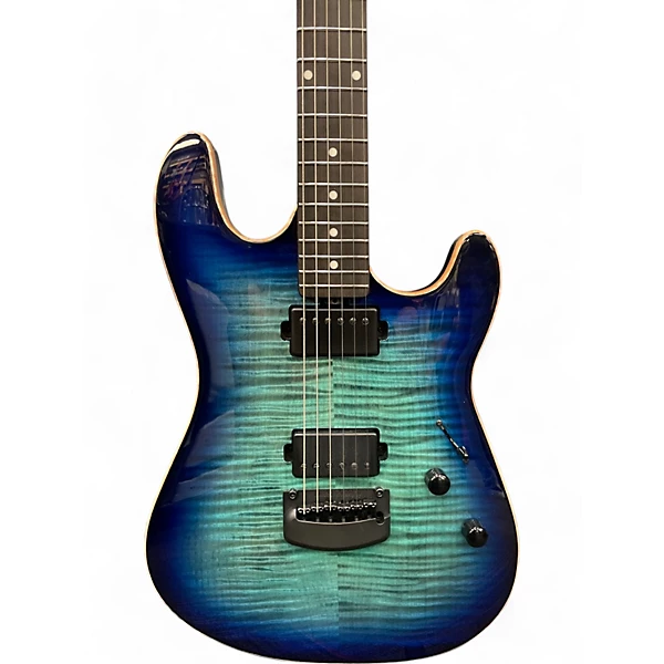 Used Ernie Ball Music Man Sabre Limited Edition Blue Dream Solid Body Electric Guitar