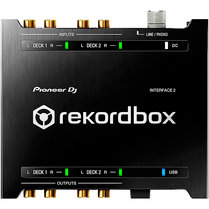 Pioneer INTERFACE 2 USB Audio Interface DVS with rekordbox dj Level 1 Regular K40658004000000.gc