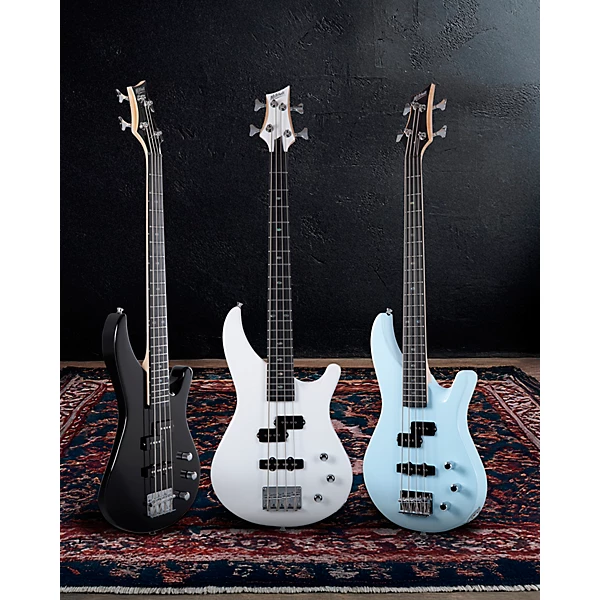 Mitchell MB100 Short Scale Solidbody Electric Bass Guitar Level 2 Powder Blue
