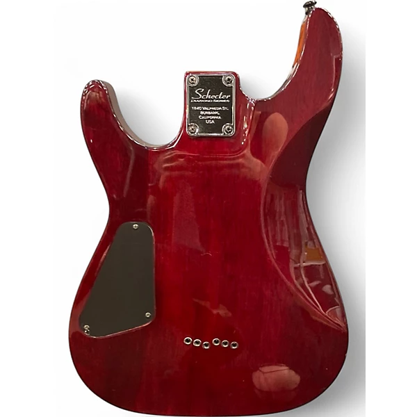 Schecter Guitar Research Used Schecter Guitar Research Gryphon Limited Edition RED FLAME Solid Body Electric Guitar.gc