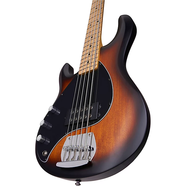 Sterling by Music Man SUB StingRay 5LH Left Handed 5 String Electric Bass Vintage Sunburst