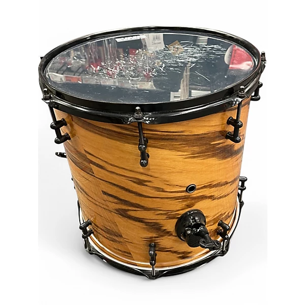 ddrum Used ddrum 5 Piece Dios Series Zebrawood Drum Kit.gc