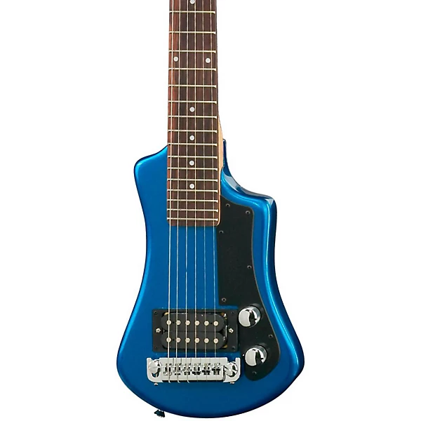 Shorty Electric Travel Guitar Blue