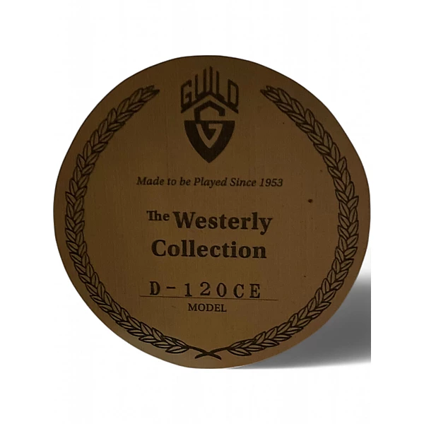 Guild Used Guild D120CE Vintage Natural Acoustic Electric Guitar.gc