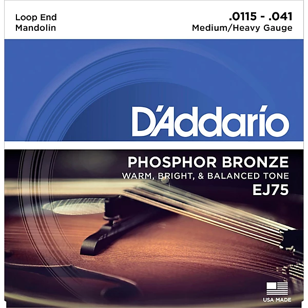 EJ75 Phosphor Bronze Medium Heavy Mandolin Strings