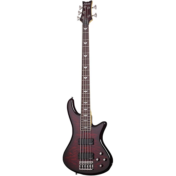Stiletto Extreme 5 5 String Bass Black Cherry