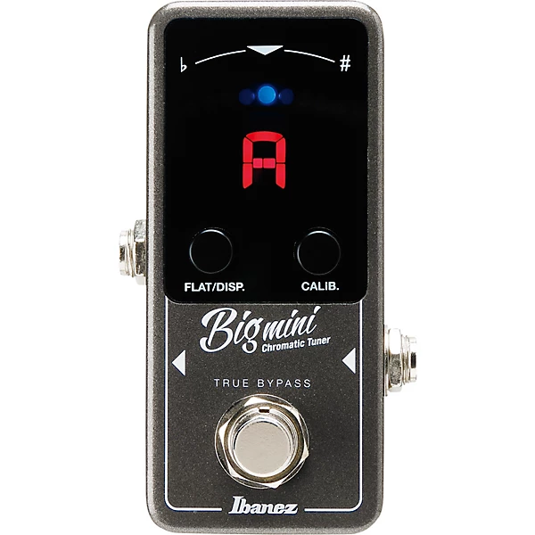 Ibanez BIGMINI Mini Chromatic Pedal Tuner Level 1 Silver K40550004001000.gc