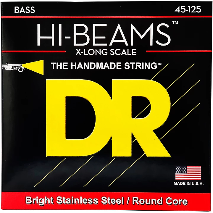HI BEAM Stainless Steel 5 String Bass Strings X Long Scale 45 65 85 105