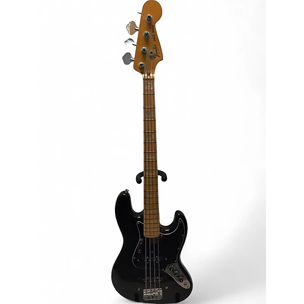 Vintage 1978 Fender 1978 JAZZ BASS Black Electric Bass Guitar