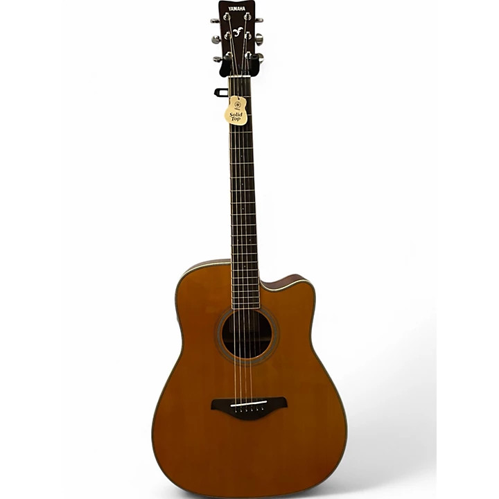 Used Yamaha FGC TA Natural Acoustic Electric Guitar