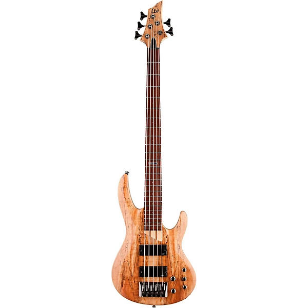 LTD B 205SM 5 string Electric Bass Guitar Satin Natural
