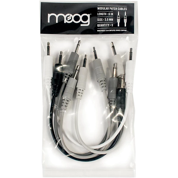 35mm TS cables 6 long for the Mother 32 Pack of 5