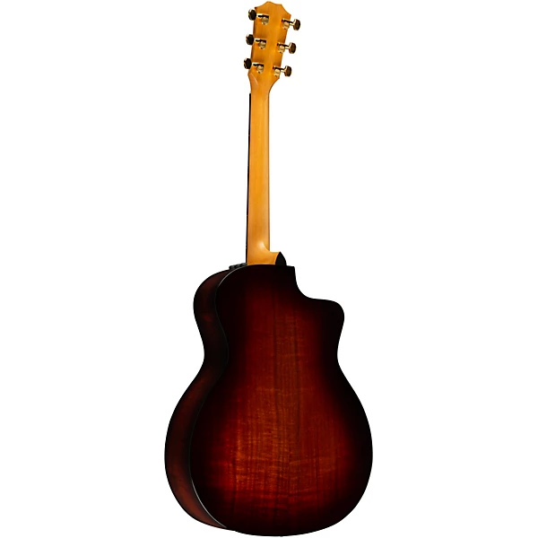 Taylor 224ce K Deluxe Grand Auditorium Left Handed Acoustic Electric Guitar Shaded Edge Burst