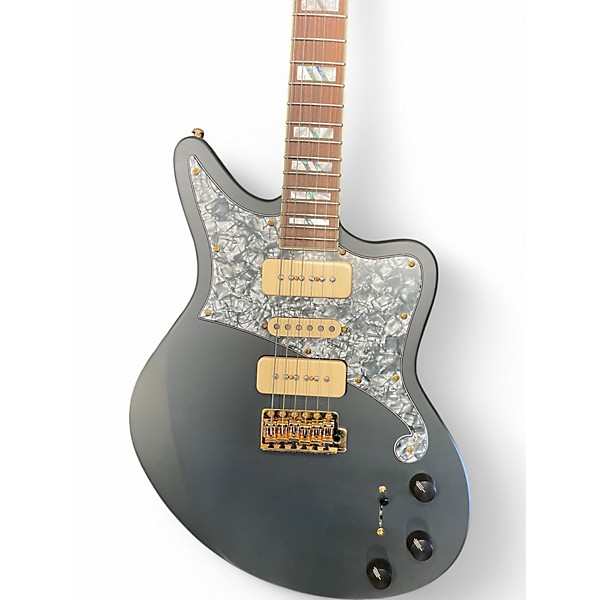 DAngelico Used DAngelico Bob Weir Deluxe Bedford Matte Stone Solid Body Electric Guitar.gc