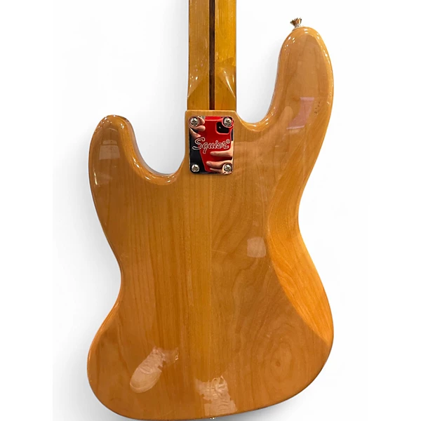 Used Squier Classic Vibe 70s Jazz Bass Natural Electric Bass Guitar
