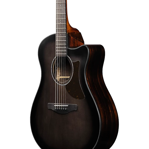 Ibanez AAM70CE Advanced Auditorium Acoustic Electric Guitar Level 1 Transparent Charcoal Burst M06709004001000.gc