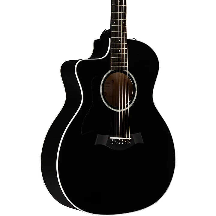 214ce BLK Plus Grand Auditorium Left Handed Acoustic Electric Guitar Black