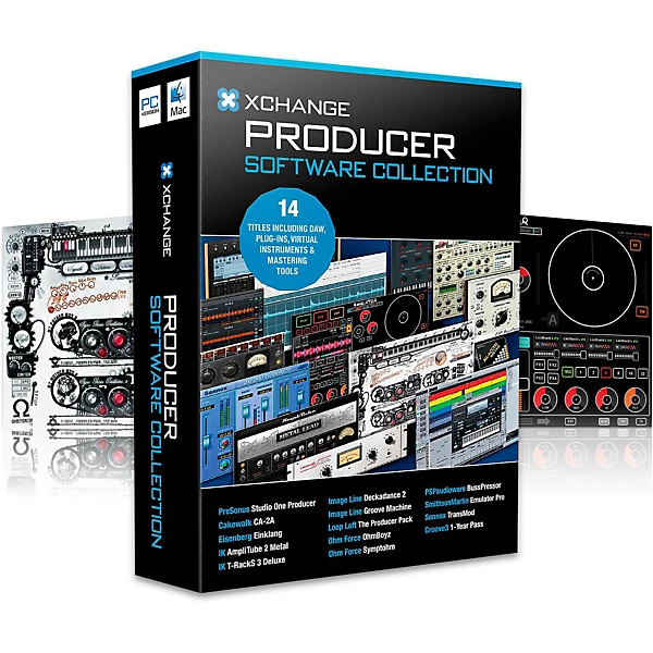 Producer Collection with Presonus Cakewalk IK Multimedia Image Line Loop Loft Ohm Force and Sonnox