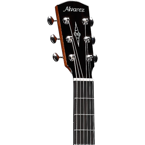 Alvarez LF60e Laureate Series Folk OM Acoustic Electric Guitar Level 1 Natural M18808004001000.gc