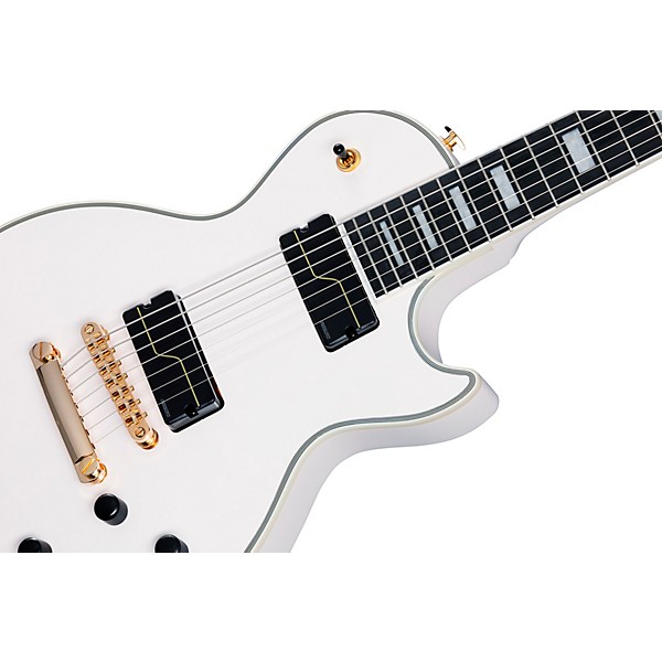 Matt Heafy Origins Les Paul Custom 7 String Electric Guitar Bone White