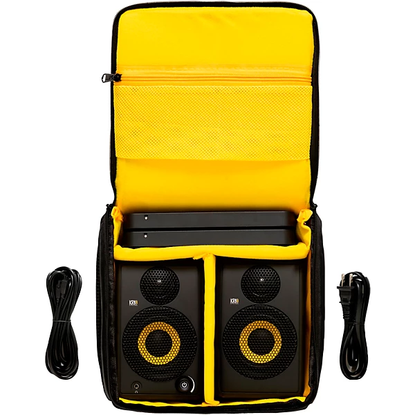 KRK GOAUX3 3 Powered Portable Studio Monitor Pair Level 1 Black L96689004001000.gc