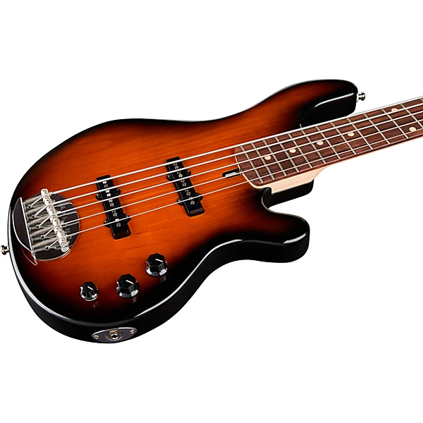 Lakland Classic 55 Dual J Rosewood Fretboard 5 String Electric Bass Guitar Tobacco Sunburst