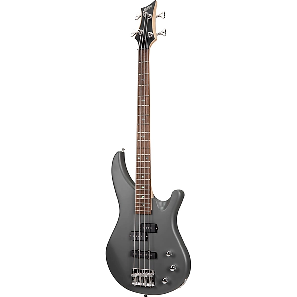 MB100 Short Scale Solid Body Electric Bass Charcoal Satin