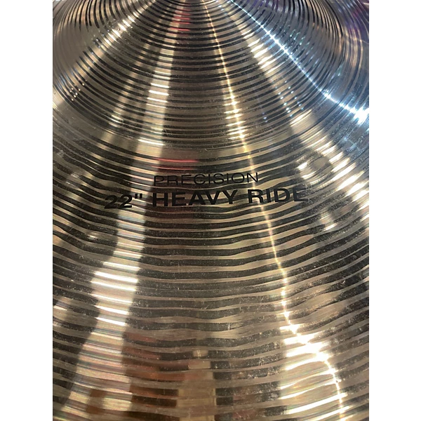 Paiste Used Paiste 22in Signature Precision Heavy Ride Cymbal.gc