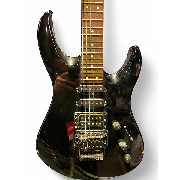 Used Yamaha RGX612J Black Solid Body Electric Guitar