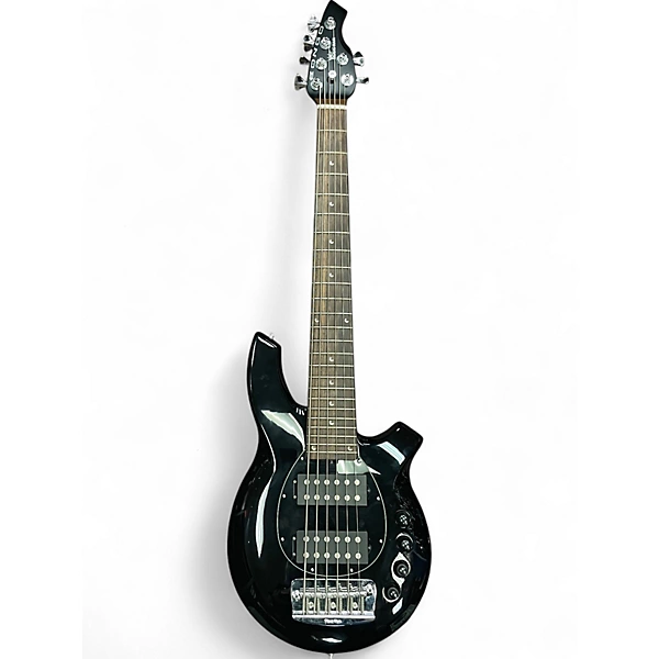 Used Ernie Ball Music Man Bongo 6 String Black Electric Bass Guitar