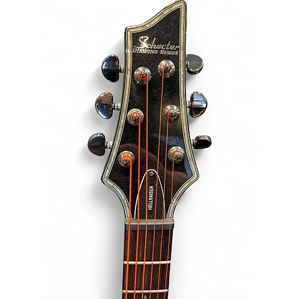 Used Schecter Guitar Research Hellraiser C1 Hybrid Black Solid Body Electric Guitar