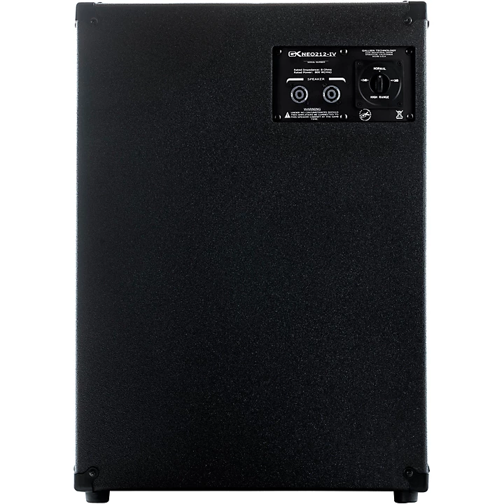 Neo212 IV 800W 2x12 Bass Speaker Cabinet Black 4 Ohm