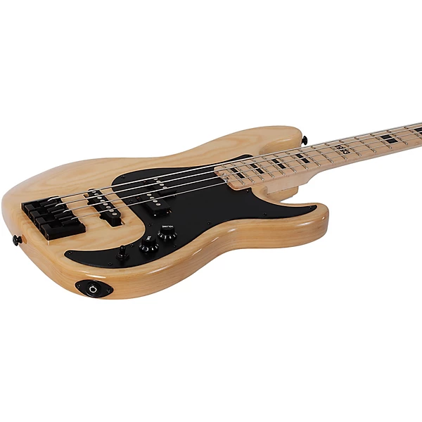 Schecter Guitar Research Justin Beck V Ani 4 string electric bass Gloss Natural